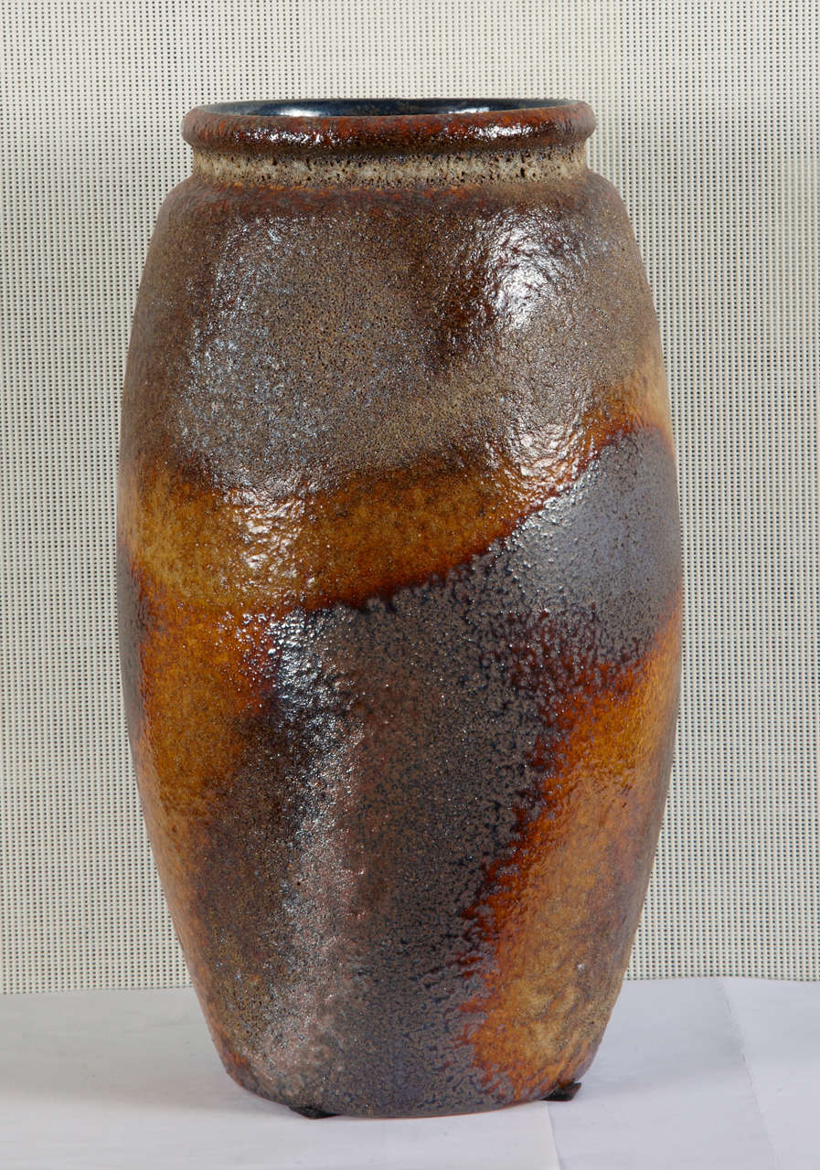 Glazed 1930s Ceramic Vase
